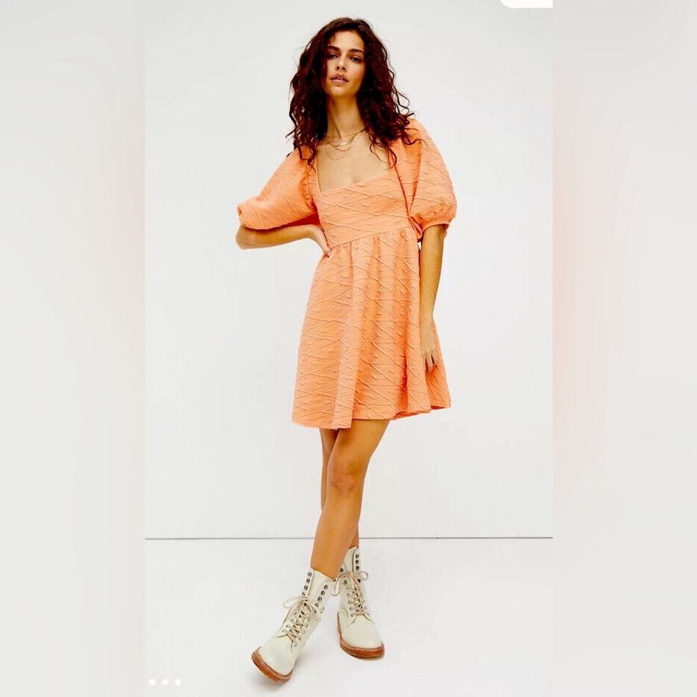 Violet Babydoll Minidress